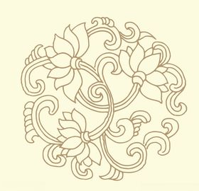 花纹中国风图案民俗图案传统底背景