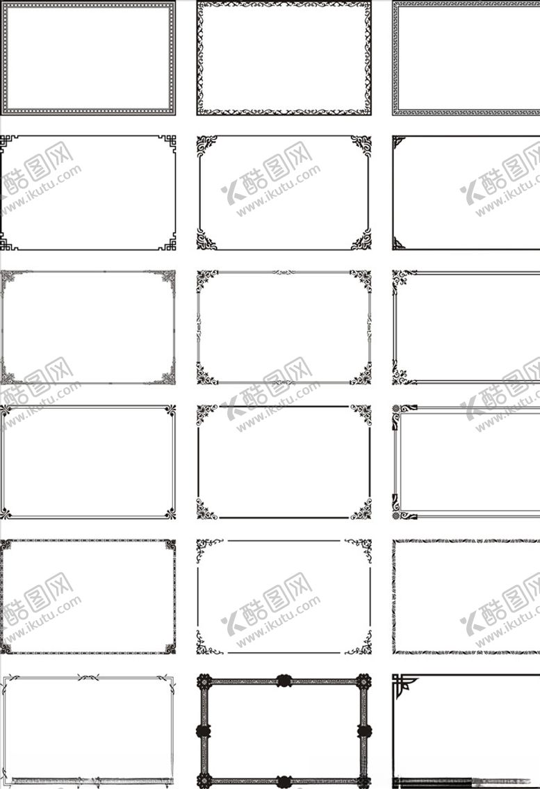 编号：30511309230006341713【酷图网】源文件下载-相框边框