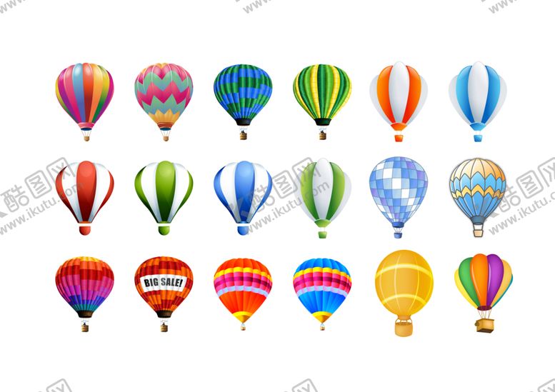 编号：71537409261251444845【酷图网】源文件下载-热气球