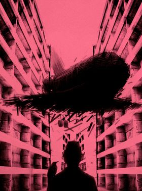 创意后期合成作品灰色心情