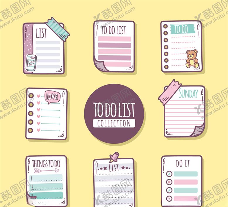 编号：34822010131004168754【酷图网】源文件下载-手绘待办事项表
