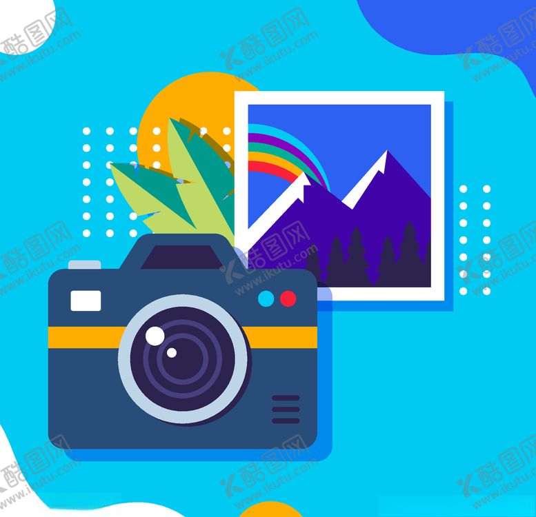 编号：25376306251319063743【酷图网】源文件下载-卡通照相机