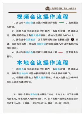 视频会议操作流程
