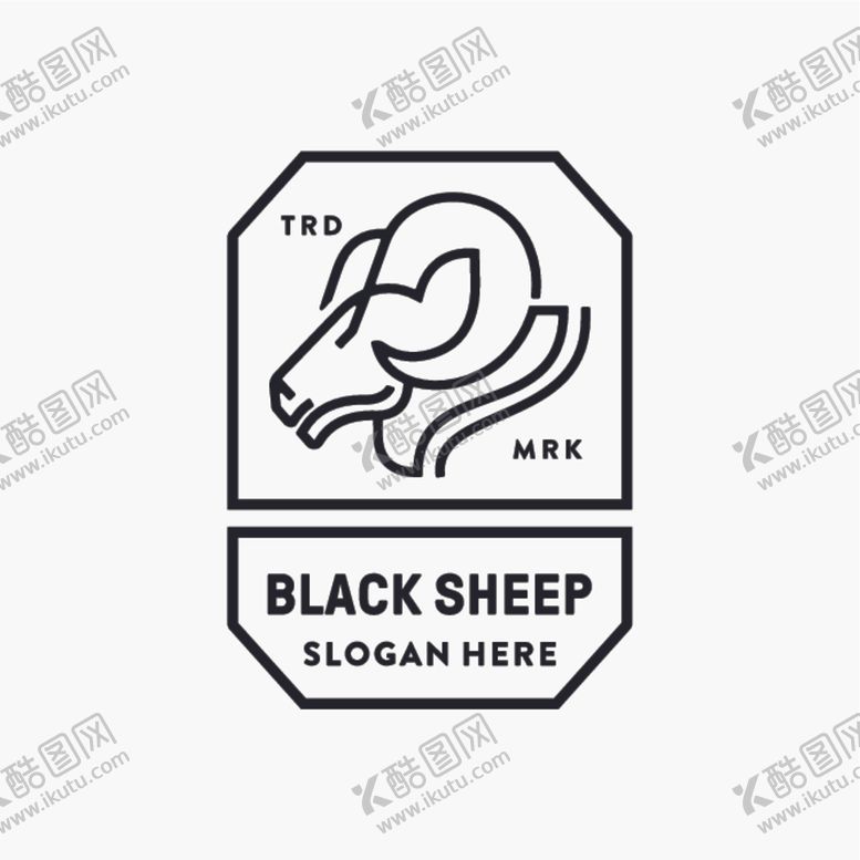 编号：44353410311429462549【酷图网】源文件下载-羊头图标