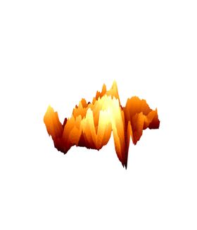 抽象山峰烟雾缭绕水墨矢量