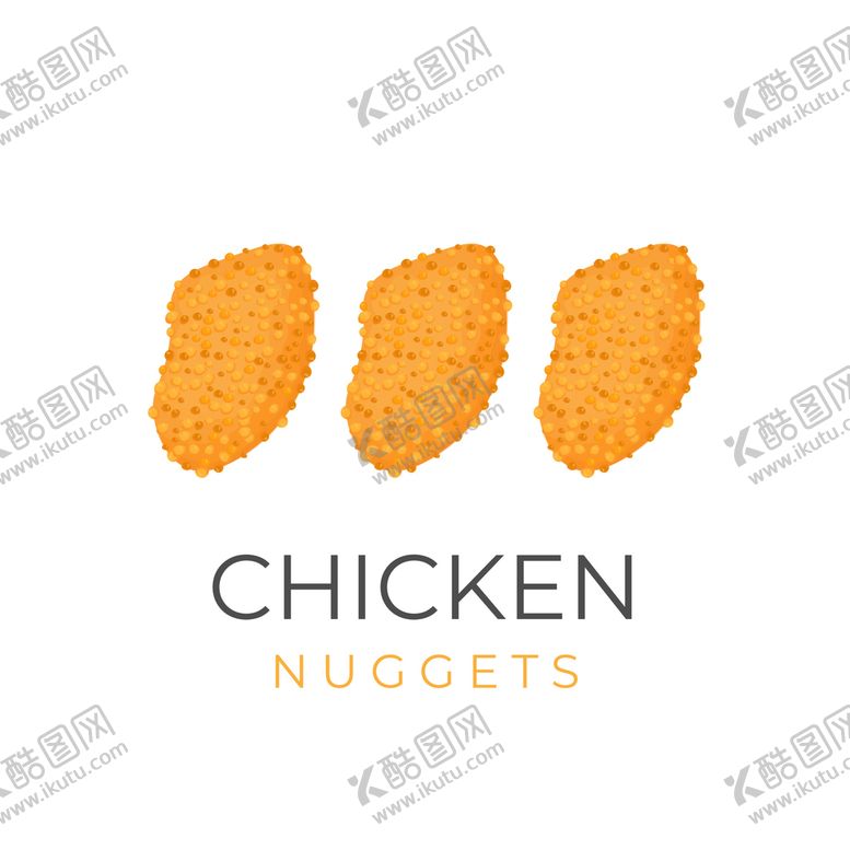 编号：07928110080232571289【酷图网】源文件下载-卡通炸鸡块