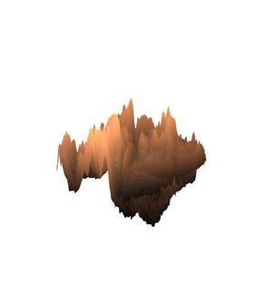 抽象山峰