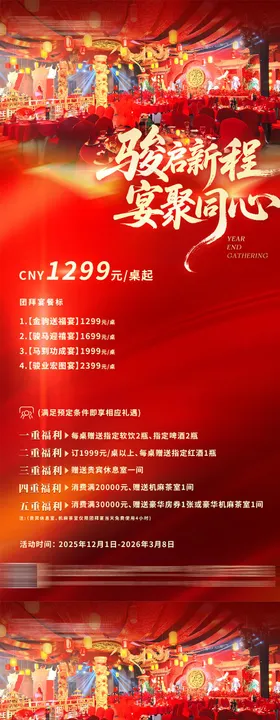 新年宴会海报