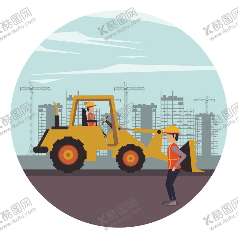 编号：68996210080213169127【酷图网】源文件下载-扁平建筑插画