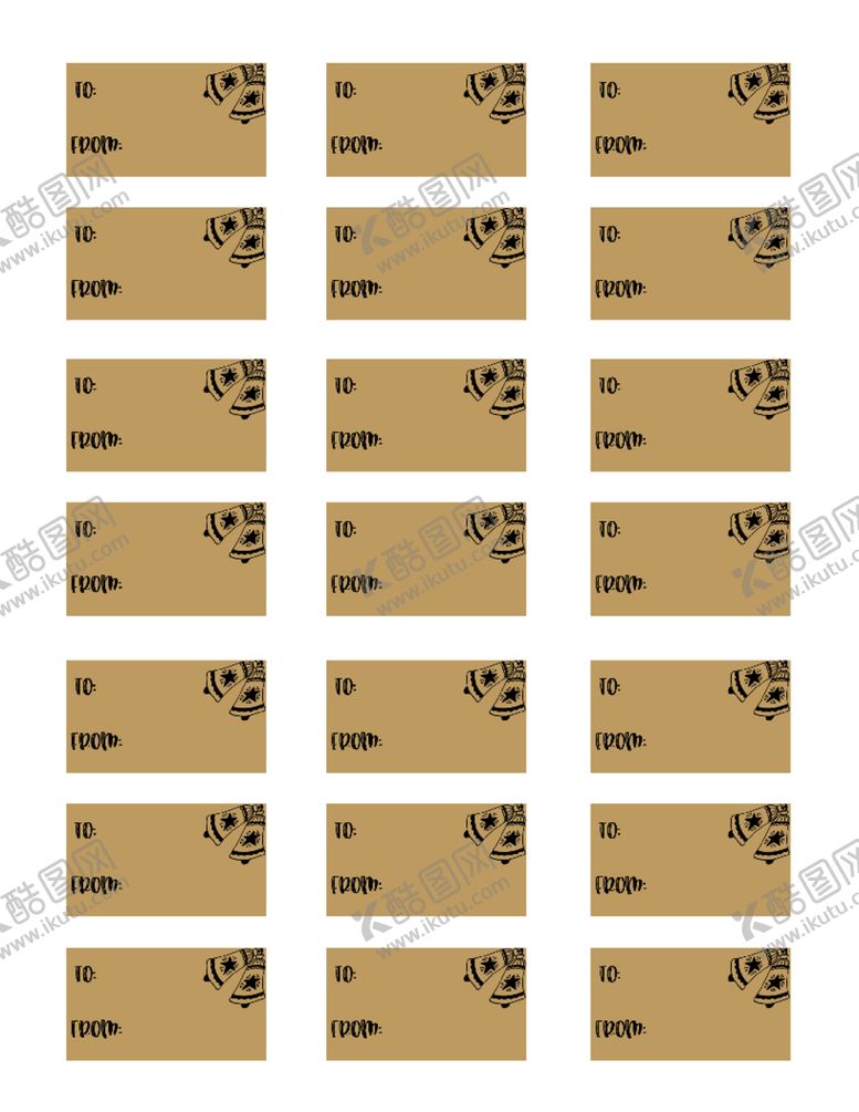 编号：40853407141747364541【酷图网】源文件下载-圣诞节复古标签设计