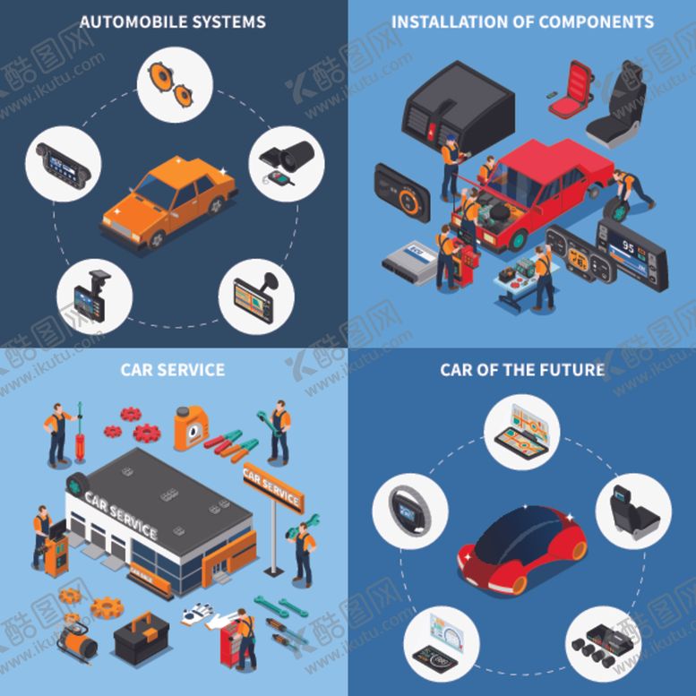 编号：85456709200353024352【酷图网】源文件下载-汽车服务全流程展示
