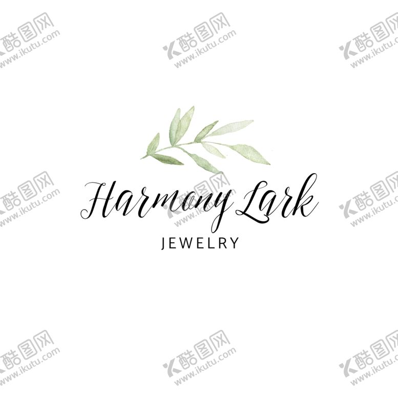 编号：76109310022354455664【酷图网】源文件下载-字母logo植物小清新