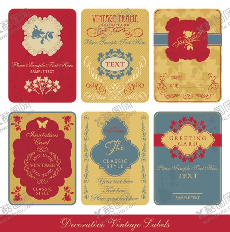 编号：49903004171542585881【酷图网】源文件下载-复古风格婚礼请柬设计