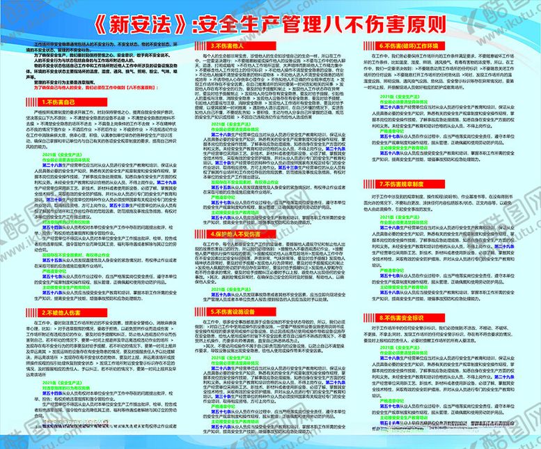 编号：55071502250428148603【酷图网】源文件下载-安全生产管理八不伤害原则