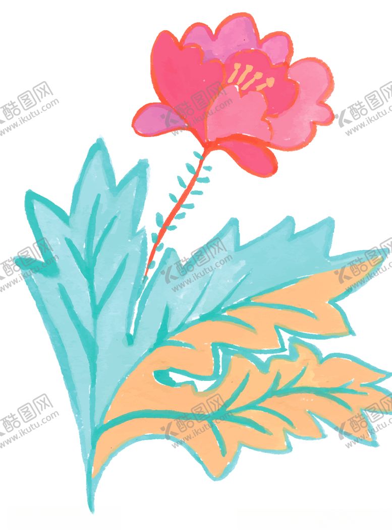 编号：45495910250644185292【酷图网】源文件下载-手绘花