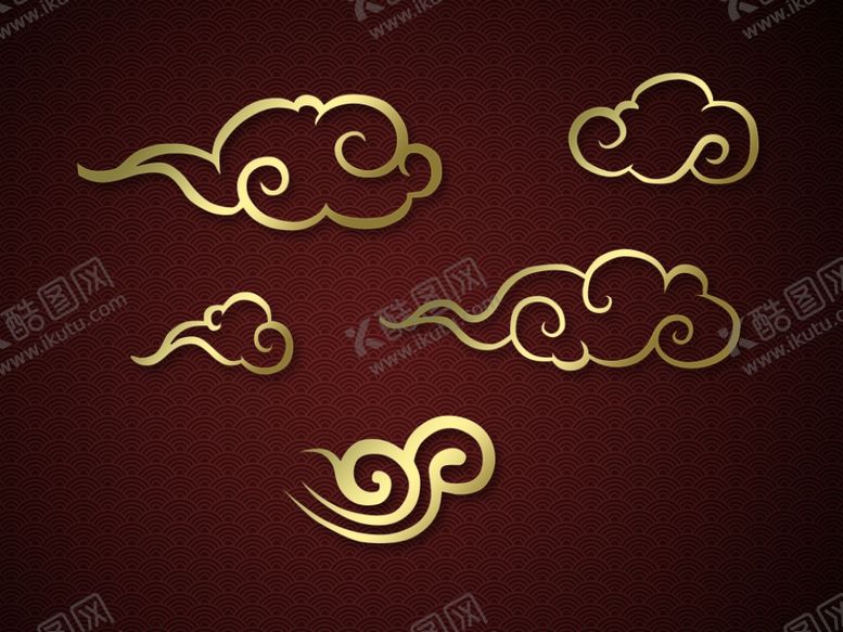 编号：79106309231204198984【酷图网】源文件下载-祥云图案