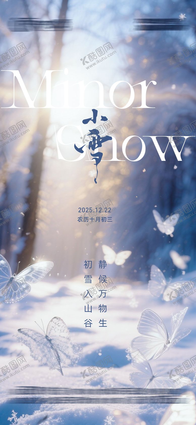 编号：67588211210110539895【酷图网】源文件下载-小雪节气海报