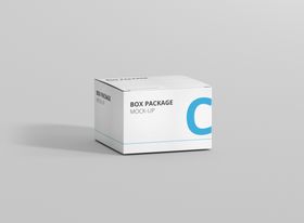 3C电子产品纸盒包装效果图样机