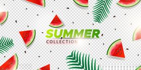 夏日西瓜主题元素集合