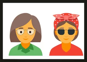 手绘女孩女人漂亮美优雅