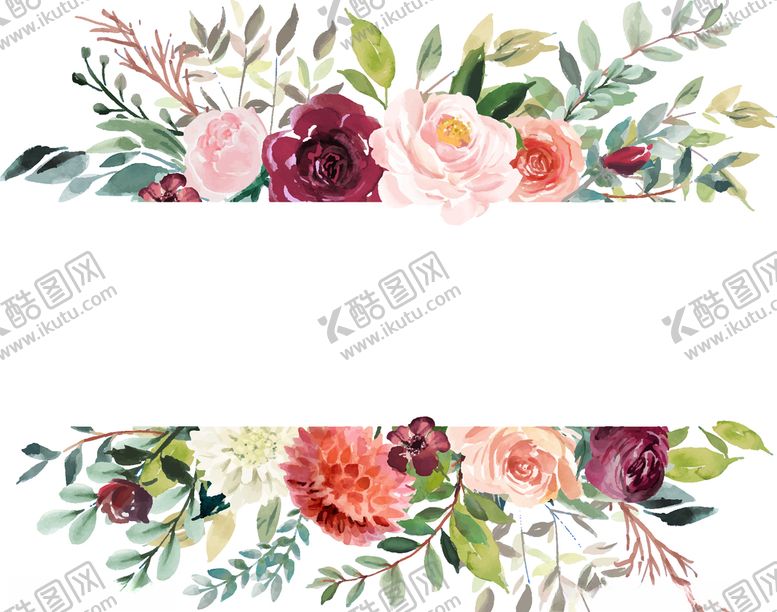 编号：23552309192156509045【酷图网】源文件下载-植物花环图案设计