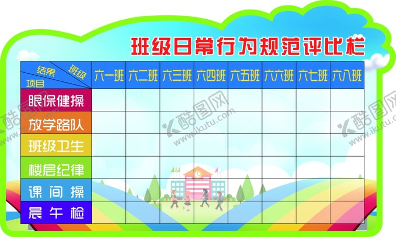 编号：69237910280804075956【酷图网】源文件下载-评比栏