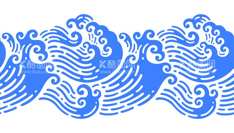 编号：86005711191336383590【酷图网】源文件下载-海浪插画元素