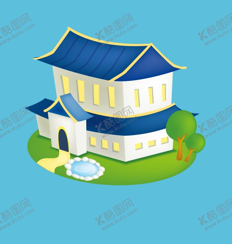 编号：50937602070124459798【酷图网】源文件下载-手绘房子房屋