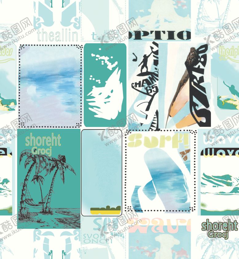 编号：79369709161445218390【酷图网】源文件下载-抽象复古扎染手绘数码印