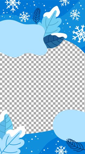 蓝色海报