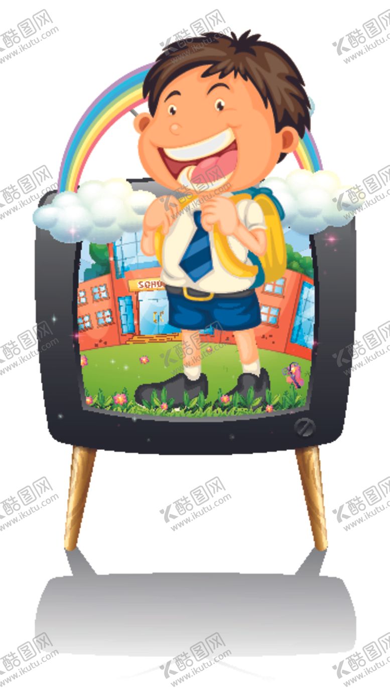 编号：91874710210658382013【酷图网】源文件下载-卡通学生
