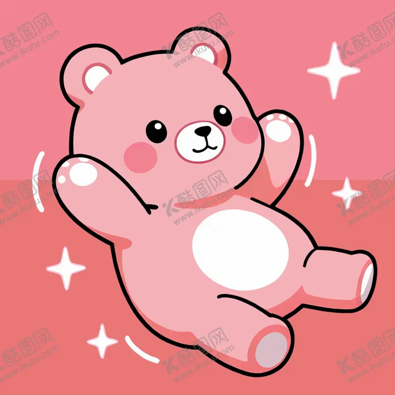 编号：93490703011115334724【酷图网】源文件下载-粉红熊仔