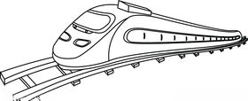 线描高铁