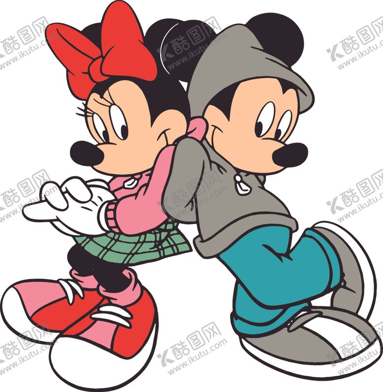 编号：48102606270956291872【酷图网】源文件下载-米奇米妮裁片