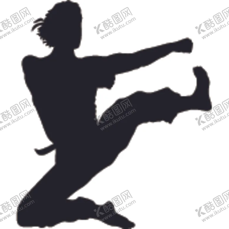 编号：69344204220153036282【酷图网】源文件下载-武术格斗剪影