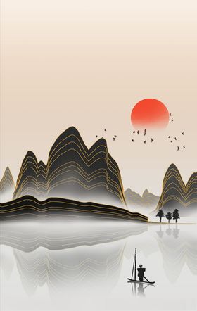 新中式山水