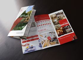 装修公司三折页