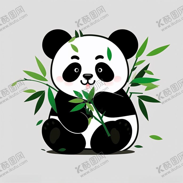 编号：77524102190432211128【酷图网】源文件下载-卡通大熊猫
