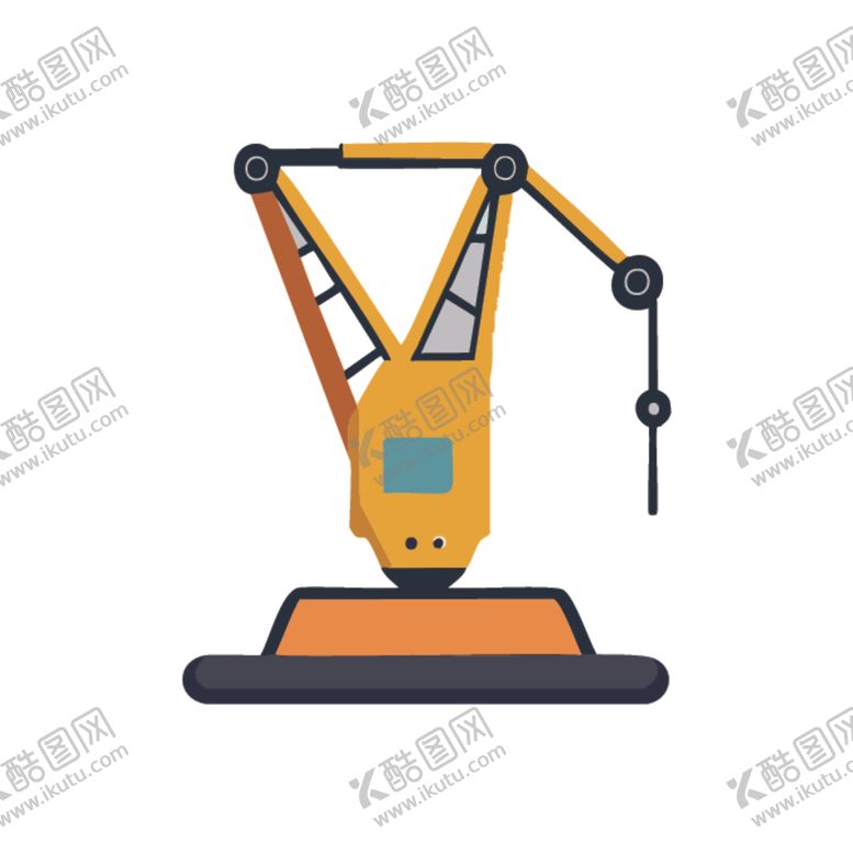 编号：65337702162347409834【酷图网】源文件下载-机械机器吊机吊车卡通手绘