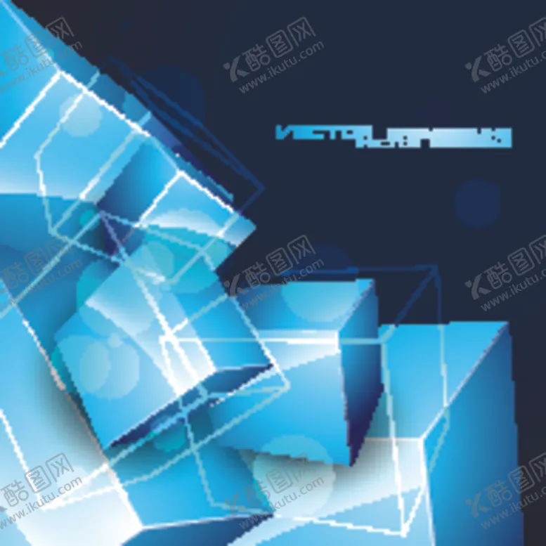 编号：57795606291959418086【酷图网】源文件下载-3d动感几何体梦幻背景