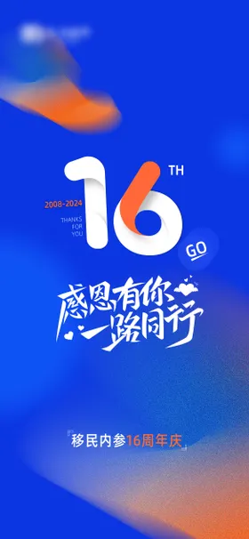 周年庆主题海报