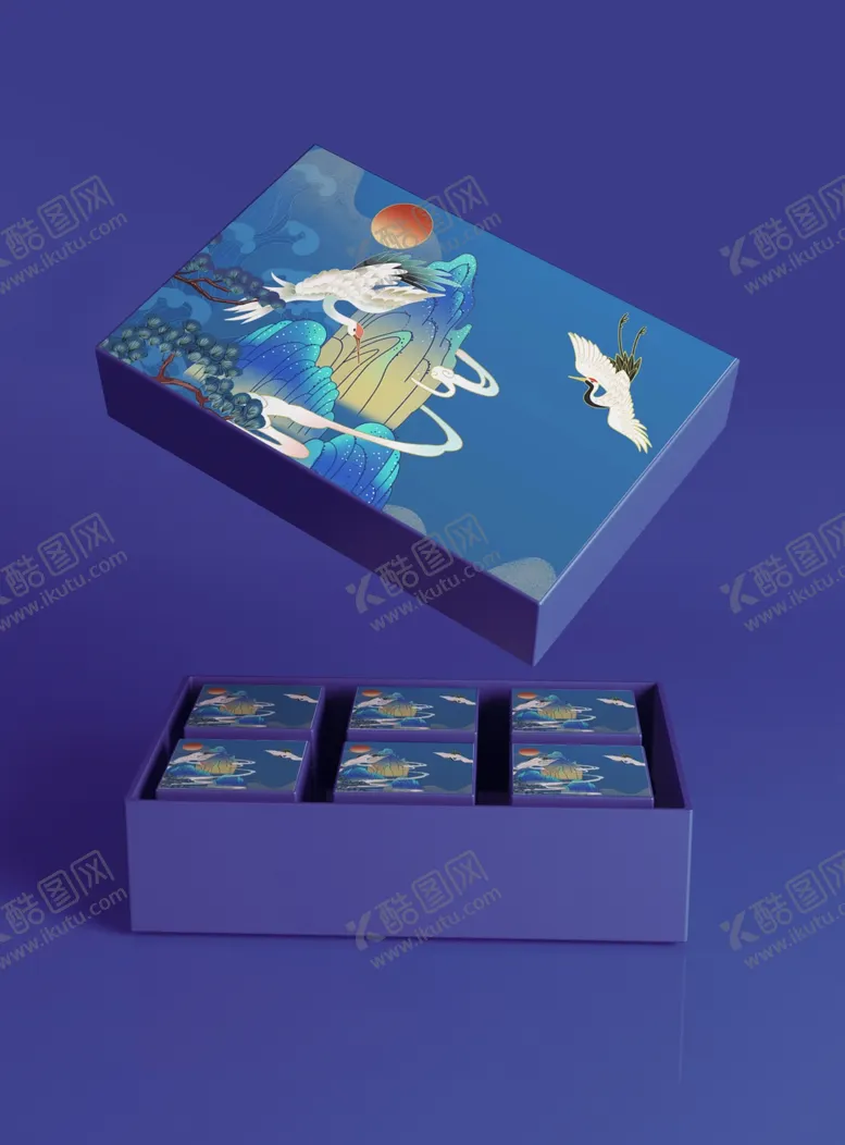 编号：12647602210828395997【酷图网】源文件下载-中秋礼盒样机