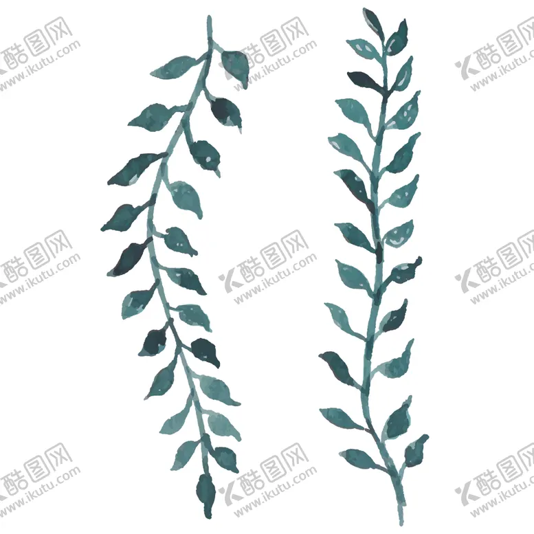 编号：73178505040704545927【酷图网】源文件下载-手绘清新植物