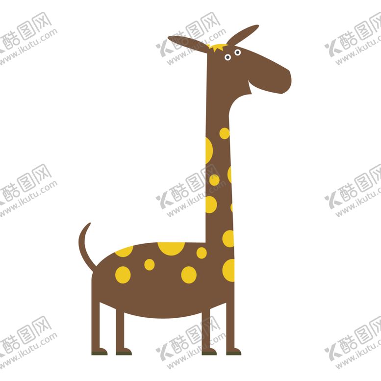 编号：92904905010622067985【酷图网】源文件下载-卡通长颈鹿