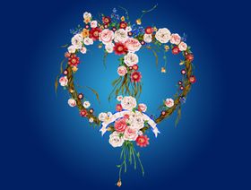 花环素材花边花框