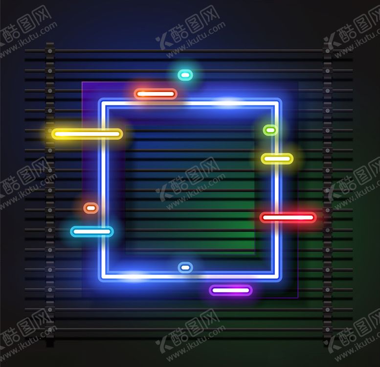 编号：14728407082310585955【酷图网】源文件下载-发光边框