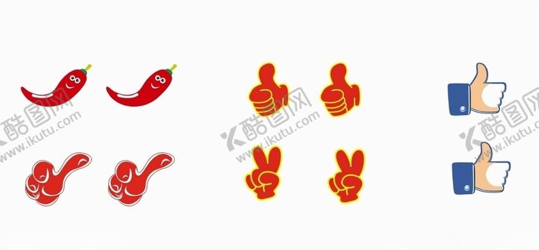 编号：83418307070221272240【酷图网】源文件下载-大拇指辣椒素材拇指素材