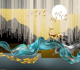 沙发背景装饰画