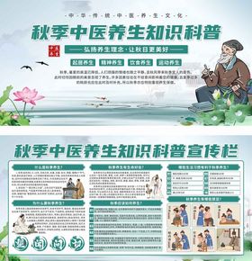 秋季中医养生知识宣传栏