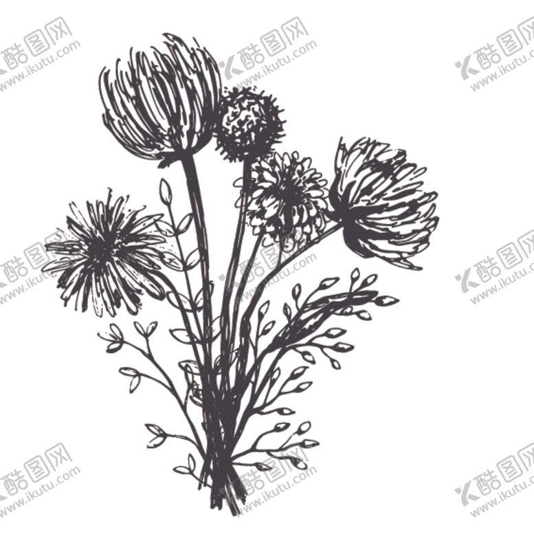 编号：47496009200549181872【酷图网】源文件下载-森系简约装饰图案